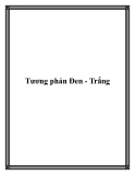 Tương phản Đen - Trắng