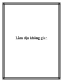 Làm dịu không gian