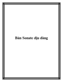 Bản Sonate dịu dàng