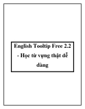 English Tooltip Free 2.2 - Học từ vựng thật dễ dàng