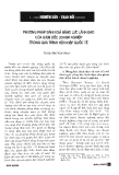 Báo cáo "Phương pháp đánh giá năng lực lãnh đạo của giám đốc doanh nghiệp trong quá trình hội nhập quốc tế 	 "