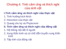 Sinh học đại cương- Chương 4: Tính cảm ứng và thích nghi của sinh vật