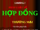 Pháp luật về hợp đồng thương mại