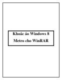 Khoác áo Windows 8 Metro cho WinRAR