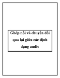 Ghép nối và chuyển đổi qua lại giữa các định dạng audio