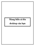 Mang biển cả lên desktop của bạn