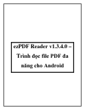 ezPDF Reader v1.3.4.0 – Trình đọc file PDF đa năng cho Android