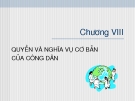 Quyền nghĩa vụ cơ bản