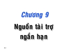 Nguồn tài trợ ngắn hạn