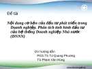 Đề tài " Nội dung cơ bản của đầu tư phát triển trong Doanh nghiệp. Phân tích tình hình đầu tư của hệ thống Doanh nghiệp Nhà nước (DNNN"