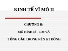 Tổng cầu nền kinh tế đóng