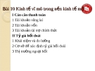  Kinh tế vĩ mô - Bài 10