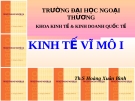 Bài giảng kinh tế vĩ mô 1