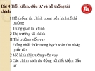 Kinh tế vĩ mô - Bài 4