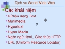 Dịch vụ World Wide Web