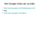 Nơi Google chứa các sự kiện