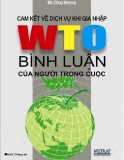 Cam kết thương mại dịch vụ khi gia nhập WTO Bình luận của người trong cuộc