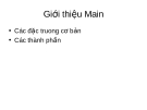 Giới thiệu Main