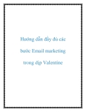 Hướng dẫn đầy đủ các bước Email marketing trong dịp Valentine