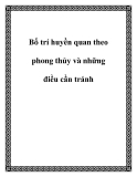 Bố trí huyền quan theo phong thủy và những điều cần tránh