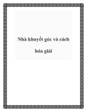 Nhà khuyết góc và cách hóa giải