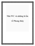 Nhà WC và những bí ẩn về Phong thủy