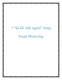 7 “tội lỗi chết người” trong Email Marketing