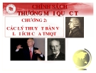 CÁC LÝ THUYẾT BÀN VỀ LỢI ÍCH CỦA TMQT