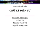 Chữ ký điện tử