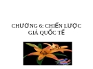 Chiến lược gía quốc tế thậm nhập thị trường 