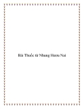 Bài Thuốc từ Nhung Hươu Nai