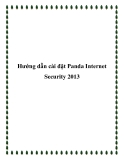 Hướng dẫn cài đặt Panda Internet Security 2013