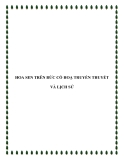 HOA SEN TRÊN BỨC CỔ HOẠ MỸ THUẬT TRUYỀN THUYẾT VÀ LỊCH SỬ