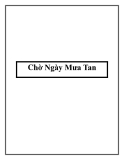 Truyện ngắn Chờ Ngày Mưa Tan