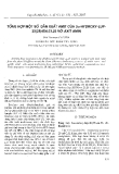 Báo cáo " Tổng hợp một số dẫn xuất amit của 3α-hydroxy-lup-20 (29)-EN-23,28 với axit amin "