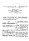 Báo cáo " Khía cạnh nhiệt động học của phản ứng khử chọn lọc Nox bằng hidrocacbon khi có mặt oxi "