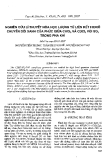 Báo cáo " Nghiên cứu lý thuyết hoá học lượng tử liên kết hiđrô chuyển dời xanh của phức giữa CHCl3 và CDCl3 với SO2 trong pha khí "