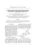 Báo cáo "A new 3α-acetoxy-urs-23,28,30-trioic acid from the leaves of Acanthopanax Trifoliatus "