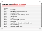 Chương 13: Đồ họa và  Media