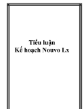 Tiểu luận Kế hoạch Nouvo Lx