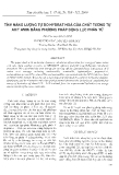 Báo cáo " Tính năng lượng tự do Hydrat hoá của chất tương tự Axit amin bằng phương pháp động lực phân tử "