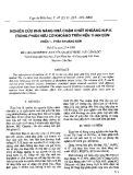 Báo cáo " Nghiên cứu khả năng nhả chậm khoáng N-P-K trong phân hữu cơ khoáng trên nền than bùn"