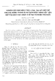 Báo cáo " Nghiên cứu khả năng tách loại, thu hồi một số kim loại nặng trong dung dịch nước bằng vật liệu hấp phụ sinh học được chế tạo từ rong tảo biển "