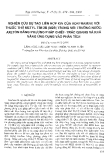 Báo cáo " Nghiên cứu sự tạo liên hợp ion của vonfram (vi) với thuốc thử metyl tím 2B (M2B) trong môi trường nước- axeton bằng phương pháp triết trắc quang và khả năng ứng dụng vào phân tích "