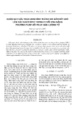 Báo cáo " Khảo sát cấu trúc đám hình thành khi gắn kết Urê lên các bazơ nitơ trong chuỗi DNA bằng phương pháp hồi phục bán lượng tử "