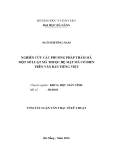 Luận văn:NGHIÊN CỨU CÁC PHƯƠNG PHÁP THÁM MÃ MỘT SỐ LUẬT MÃ THUỘC HỆ MẬT MÃ CỔ ĐIỂN TRÊN VĂN BẢN TIẾNG VIỆT