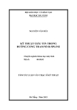 Luận văn: KỸ THUẬT GIẤU TIN TRONG ĐƯỜNG CONG THAM SỐ B-SPLINE