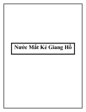 Nước Mắt Kẻ Giang Hồ