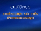  Lý thuyết chiến lược xúc tiến sản phẩm