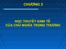 Bài giảng học thuyết kinh tế - chương 2